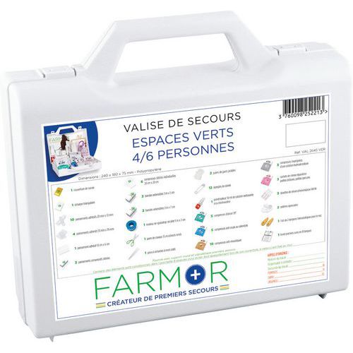 Valise De Secours Espaces Verts 4/6 Personnes