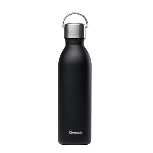 Bouteille Isotherme Active 600ml Noir Matt - Qwetch