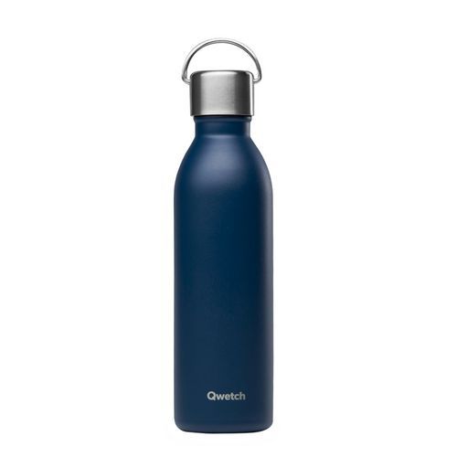 Bouteille Isotherme Active 600ml Bleu Matt - Qwetch