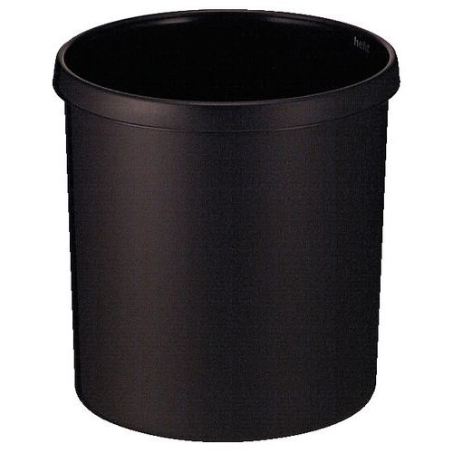 Corbeille Ronde Plastique 18l Noire