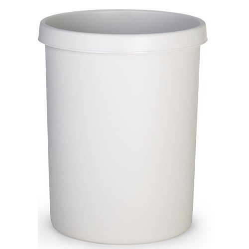 Corbeille Ronde Plastique 45l Grise