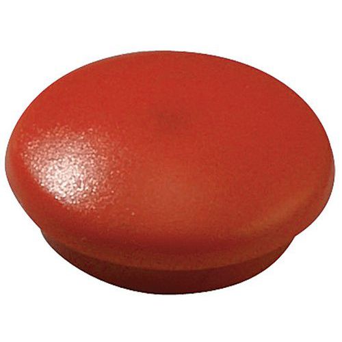 Aimant Diametre 12 Mm Coloris Rouge