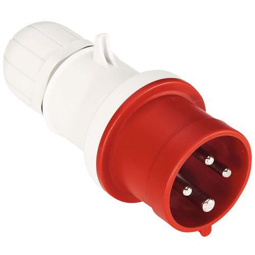 Fiche Mâle 3x16+t 6h Ip44 Perfo Automatiq Ue