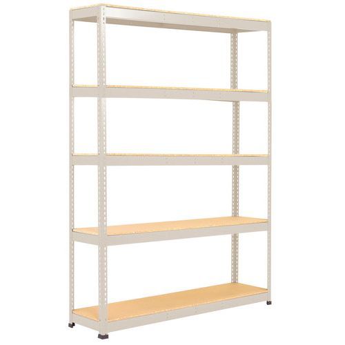 Rayonnage D'entrepôt Rapid 1 1980x1830x610 5 Tablettes