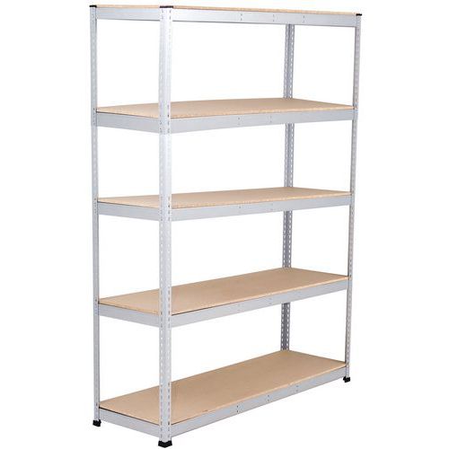 Rayonnage D'entrepôt Rapid 1 1980x1830x915 5 Tablettes