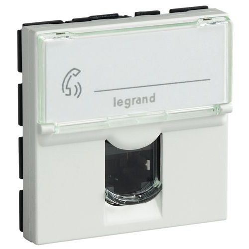 Prise Rj45 Catégorie 5 Ftp 2 Modules Legrand Mosaic