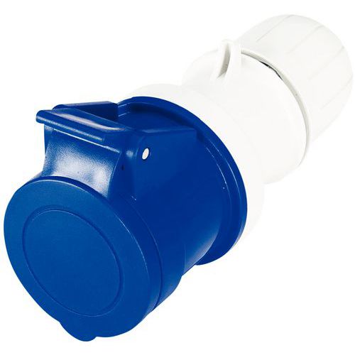 Prise Mobile 2x32+t 6h Ip44 Bornes Vis