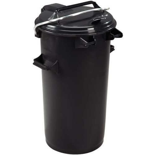 Poubelle D'extérieur De Rue Plastique 50l - Manutan