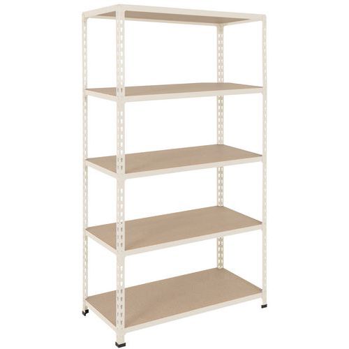 Rayonnage Manutan Rapid 2 1830x915x380 Gris - 5 Niveaux