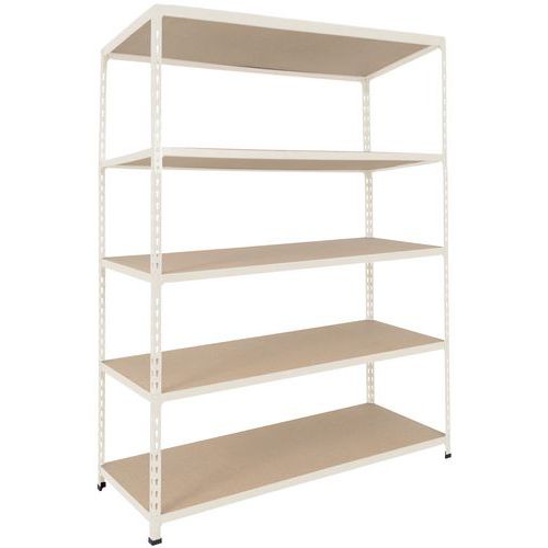 Rayonnage Manutan Rapid 2 1830x1220x380 Gris - 5 Niveaux