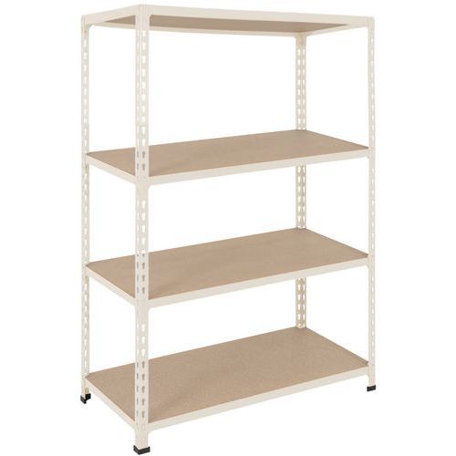 Rayonnage Manutan Rapid 2 1830x915x380 Gris - 4 Niveaux