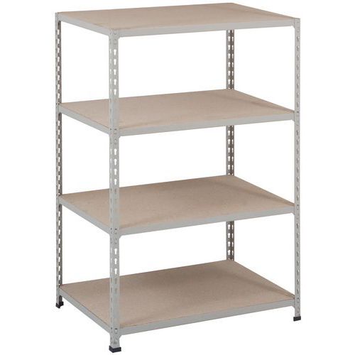 Rayonnage Manutan Rapid 2 1980x915x610 Zingué - 4 Niveaux