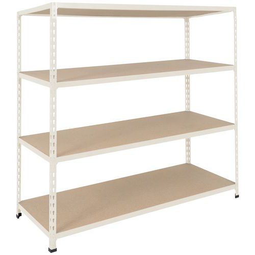 Rayonnage Manutan Rapid 2 1980x1220x455 Gris - 4 Niveaux