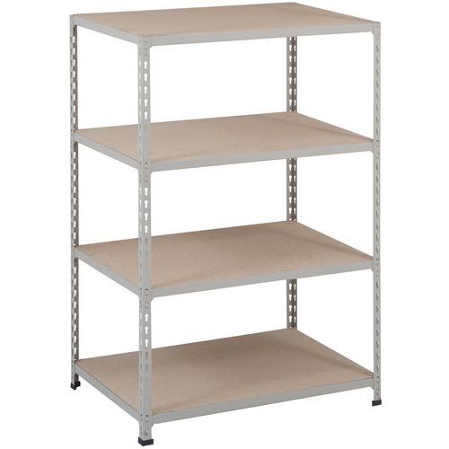 Rayonnage Manutan Rapid 2 1830x915x455 Zingué - 4 Niveaux