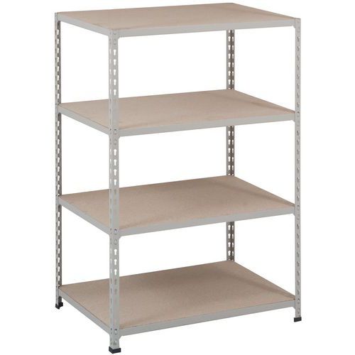 Rayonnage Manutan Rapid 2 1830x915x610 Zingué - 4 Niveaux