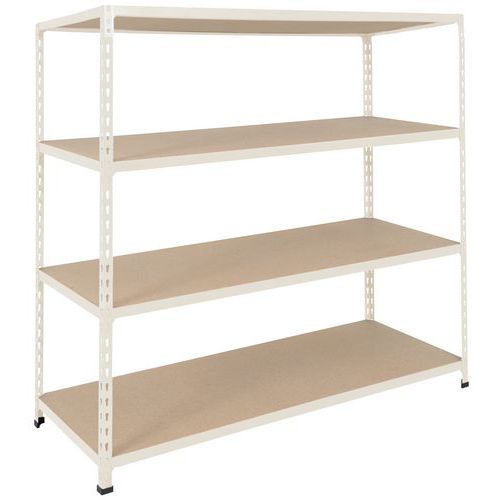 Rayonnage Manutan Rapid 2 1980x1525x455 Gris - 4 Niveaux