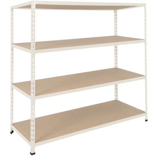 Rayonnage Manutan Rapid 2 1980x1525x610 Gris - 4 Niveaux