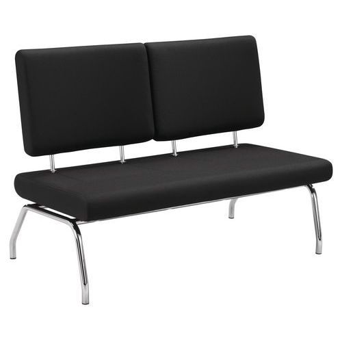 Chauffeuse Altea 2 Places Tissu Noir