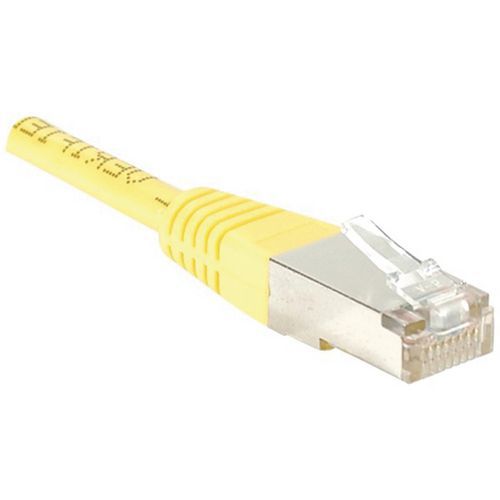 Cordon Rj45 Catégorie 5e F/utp Jaune - 20 M