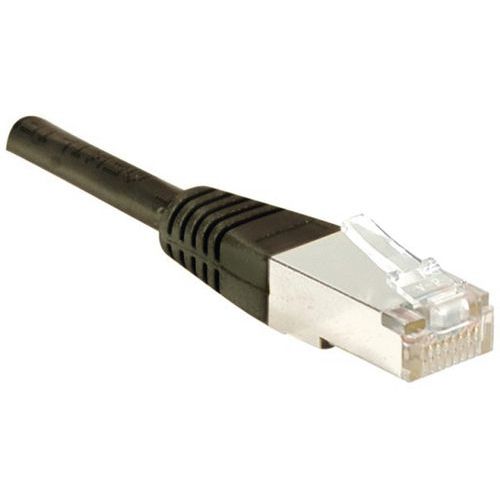 Cordon Rj45 Catégorie 5e F/utp Noir - 10 M