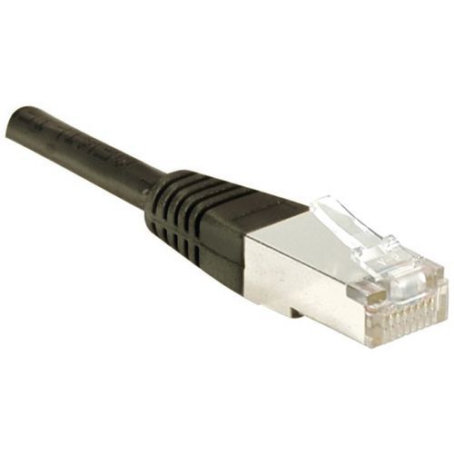 Cordon Rj45 Catégorie 5e F/utp Noir - 20 M