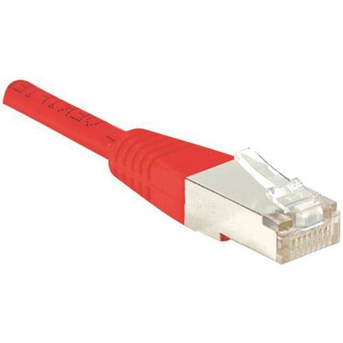 Cordon Rj45 Catégorie 6 F/utp Rouge - 5 M