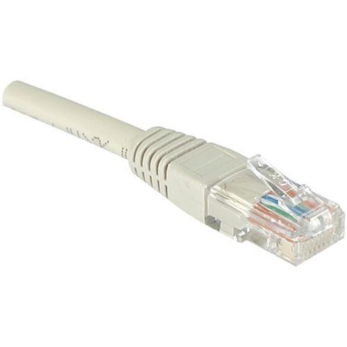 Cordon RJ45 catégorie 6 U/UTP gris - 0,5 m Cordon RJ45 catégorie 6 U/UTP gris - 0,5 m