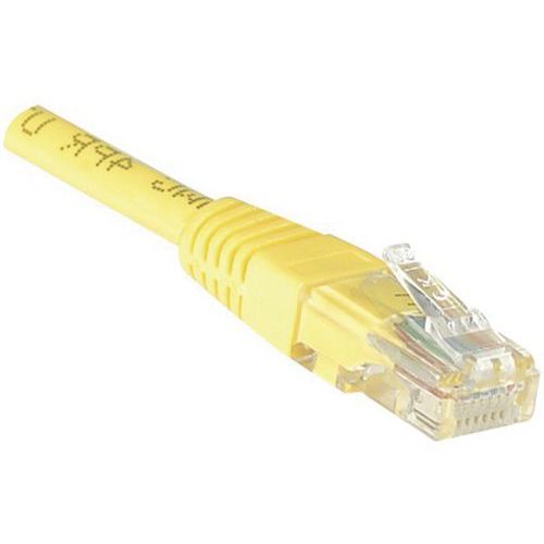 Cordon Rj45 Catégorie 6 U/utp Jaune - 10 M