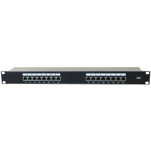 Panneau 19 1u 16 Ports Cat6 Stp Connecteurs Autodénudants