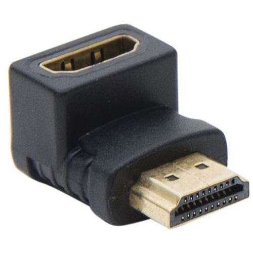 Adaptateur Hdmi Or M/f Coude 90Â° - Modèle A