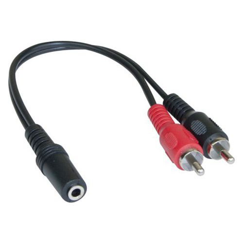 Adaptateur Jack 3.5 Mm Vers 2 X Rcam - 020 M