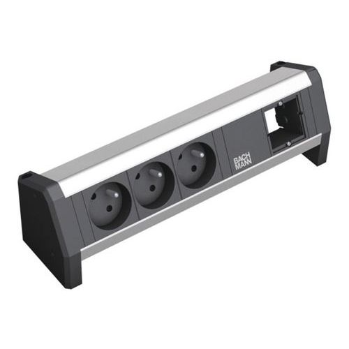 Bandeau Modulaire Desk 1 3 Prises Et 1 Emplacement