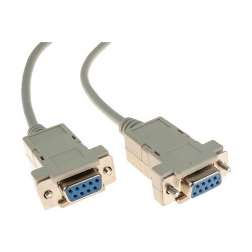 Cable Null Modem Db9f/f 100m