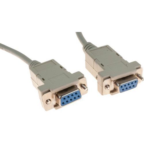 Cable Null Modem Db9f/f 10m