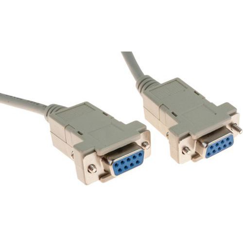 Cable Null Modem Db9f/f 5m