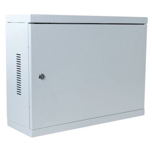 Coffret Mural Fixe 19 3u Profondeur 180 Mm Gris