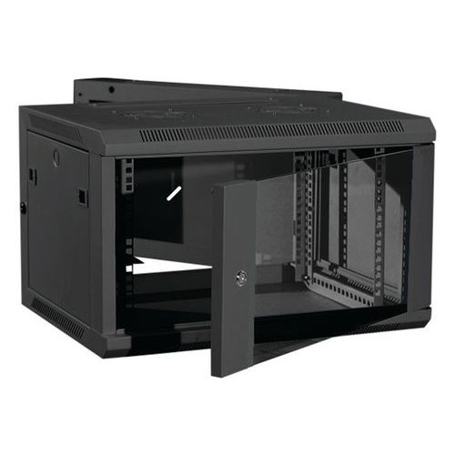 Coffret mural pivotant 19 15U profondeur 550 mm (noir) Coffret mural pivotant 19 15U profondeur 550 mm (noir)