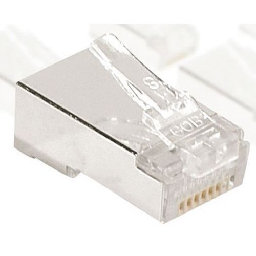 Connecteur 8/8 Rj45 Blindé - Avec Insert Par 10