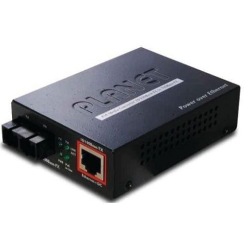 Convertisseur fibre 100FX 2KM - RJ45 Injecteur PoE 15W Convertisseur fibre 100FX 2KM - RJ45 Injecteur PoE 15W