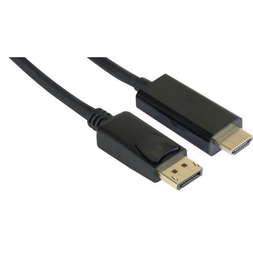 Cordon Displayport 1.2 Vers Hdmi® 1.4 Noir - 3m