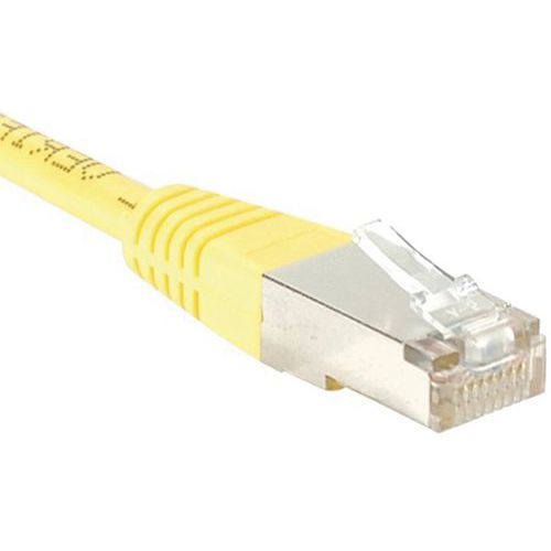 Cordon Rj45 Catégorie 5e F/utp Jaune - 15 M