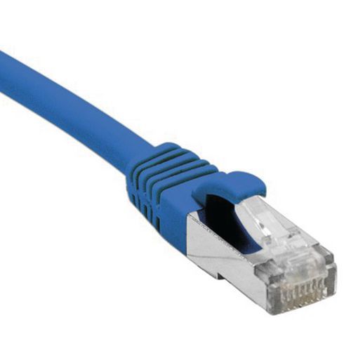 Cordon Rj45 Catégorie 5e F/utp Snagless Bleu - 2 M