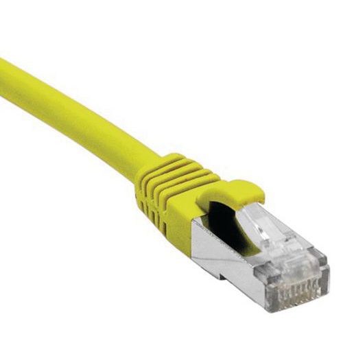 Cordon Rj45 Catégorie 5e F/utp Snagless Jaune - 03 M