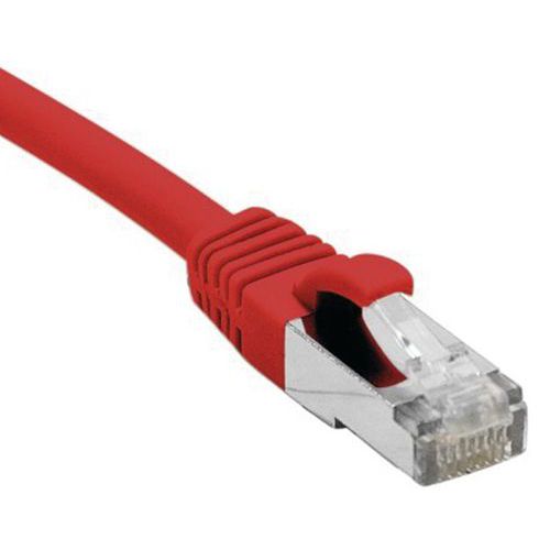 Cordon Rj45 Catégorie 5e F/utp Snagless Rouge - 05 M