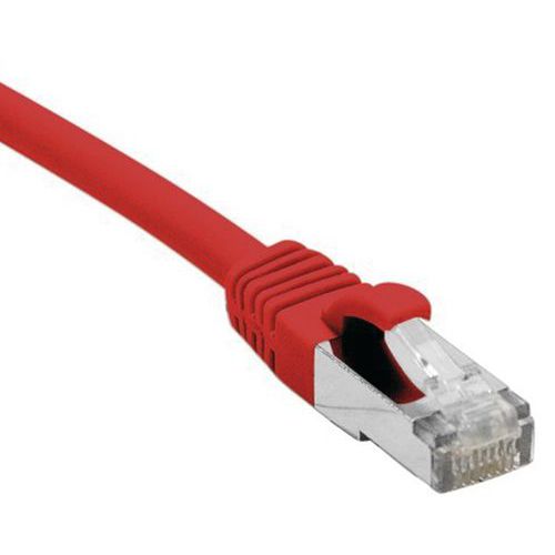 Cordon RJ45 catégorie 5e F/UTP snagless rouge - 20 m Cordon RJ45 catégorie 5e F/UTP snagless rouge - 20 m