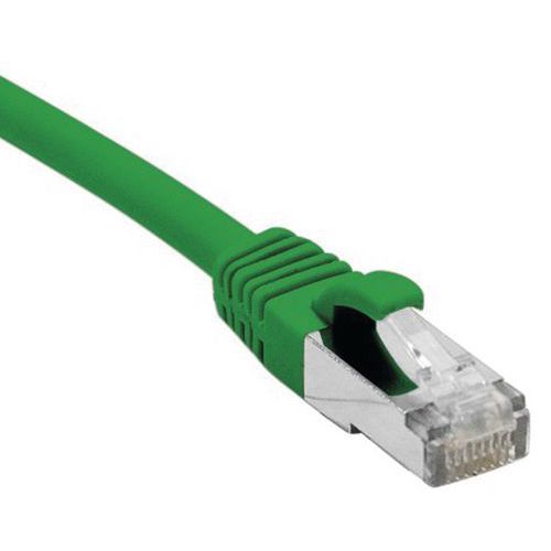 Cordon Rj45 Catégorie 5e F/utp Snagless Vert - 2 M