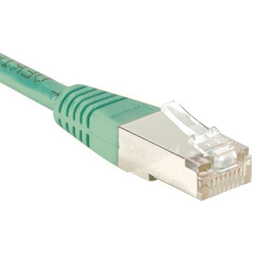 Cordon RJ45 catégorie 5e F/UTP vert - 1,5 m Cordon RJ45 catégorie 5e F/UTP vert - 1,5 m