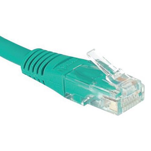 Cordon RJ45 catégorie 5e U/UTP vert - 1,5 m Cordon RJ45 catégorie 5e U/UTP vert - 1,5 m