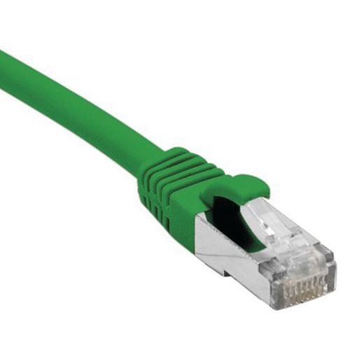 Cordon Rj45 Catégorie 6 F/utp Lsoh Snagless Vert - 1 M