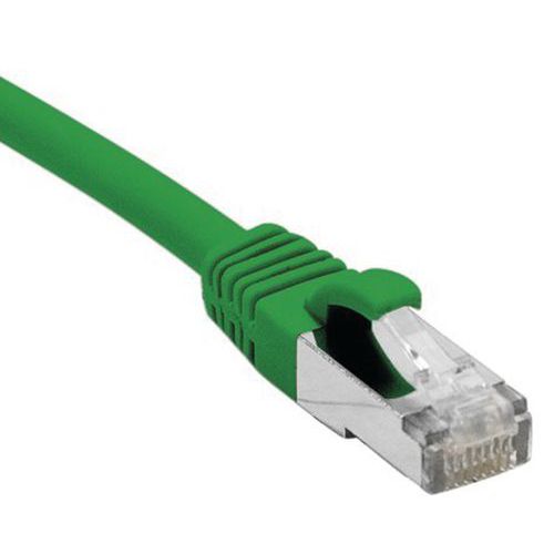 Cordon RJ45 catégorie 6 F/UTP LSOH snagless vert - 15 m Cordon RJ45 catégorie 6 F/UTP LSOH snagless vert - 15 m